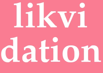 Synonym likvidation