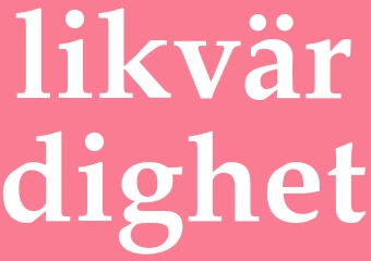 Synonym likvärdighet