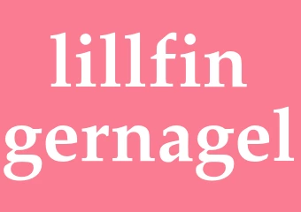 Synonym lillfingernagel