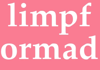 Synonym limpformad