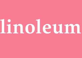 Synonym linoleum