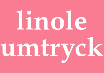 Synonym linoleumtryck