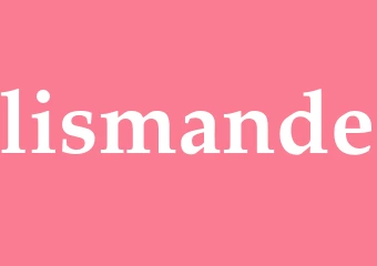 Synonym lismande