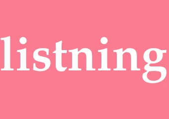 Synonym listning