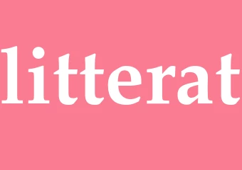 Synonym litterat