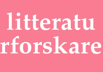 Synonym litteraturforskare