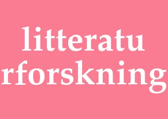 Synonym litteraturforskning
