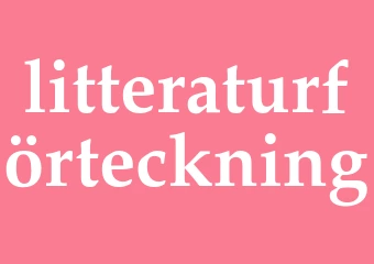 Synonym litteraturförteckning