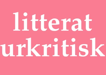 Synonym litteraturkritisk