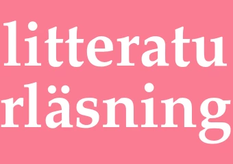 Synonym litteraturläsning