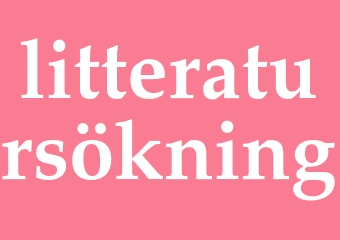 Synonym litteratursökning
