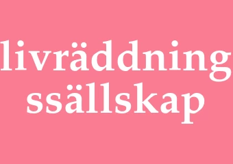 Synonym livräddningssällskap