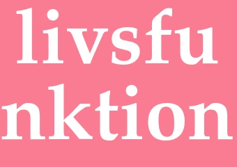 Synonym livsfunktion