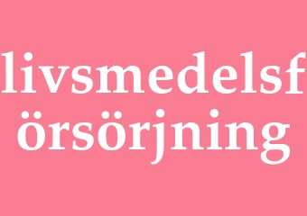Synonym livsmedelsförsörjning