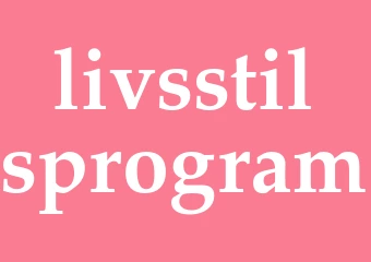 Synonym livsstilsprogram