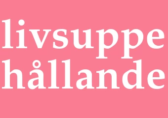 Synonym livsuppehållande