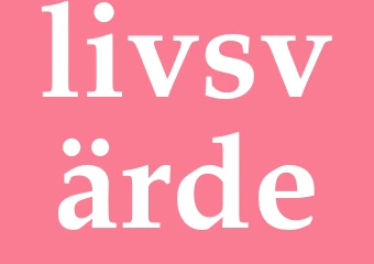 Synonym livsvärde