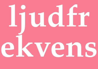 Synonym ljudfrekvens