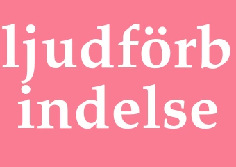 Synonym ljudförbindelse