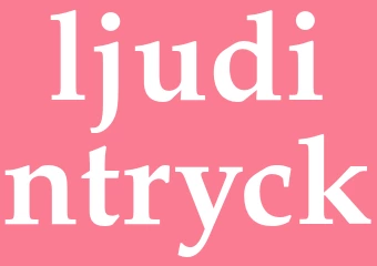 Synonym ljudintryck