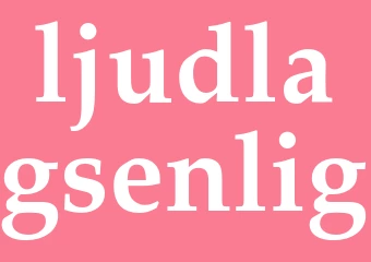 Synonym ljudlagsenlig