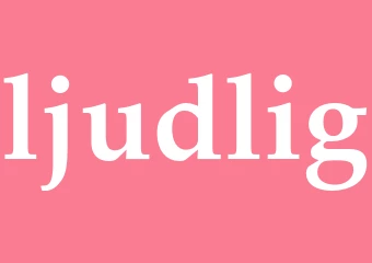 Synonym ljudlig