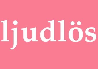 Synonym ljudlös