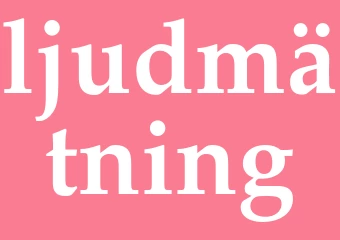 Synonym ljudmätning
