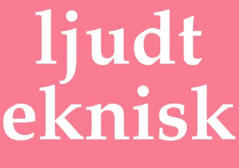 Synonym ljudteknisk