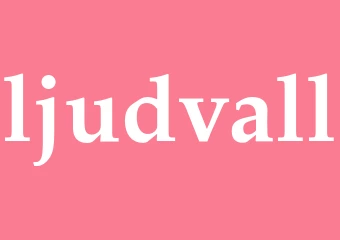 Synonym ljudvall