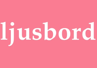 Synonym ljusbord