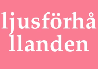Synonym ljusförhållanden