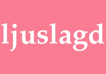 Synonym ljuslagd