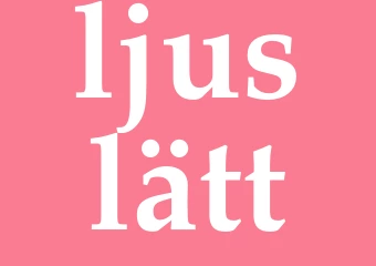 Synonym ljuslätt