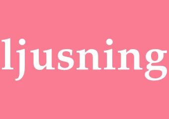 Synonym ljusning