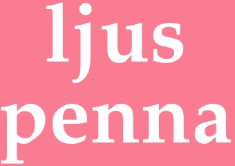 Synonym ljuspenna