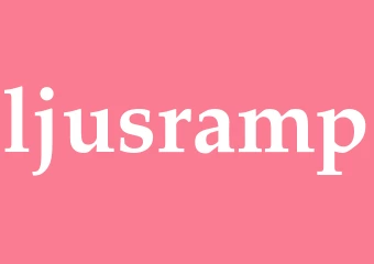 Synonym ljusramp