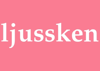 Synonym ljussken