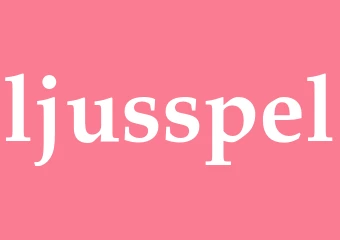 Synonym ljusspel