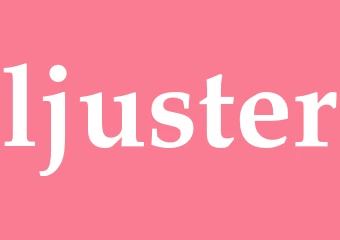 Synonym ljuster