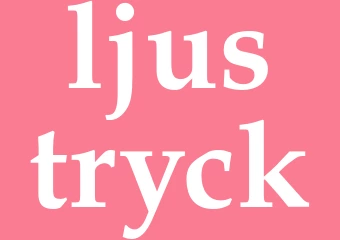 Synonym ljustryck