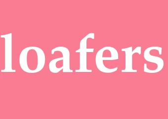 Synonym loafers
