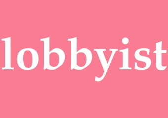 Synonym lobbyist