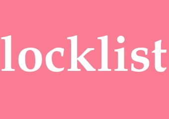 Synonym locklist