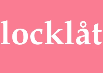 Synonym locklåt