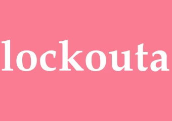 Synonym lockouta