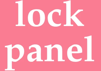 Synonym lockpanel