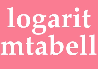 Synonym logaritmtabell