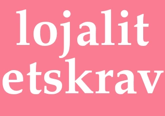 Synonym lojalitetskrav