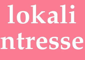 Synonym lokalintresse